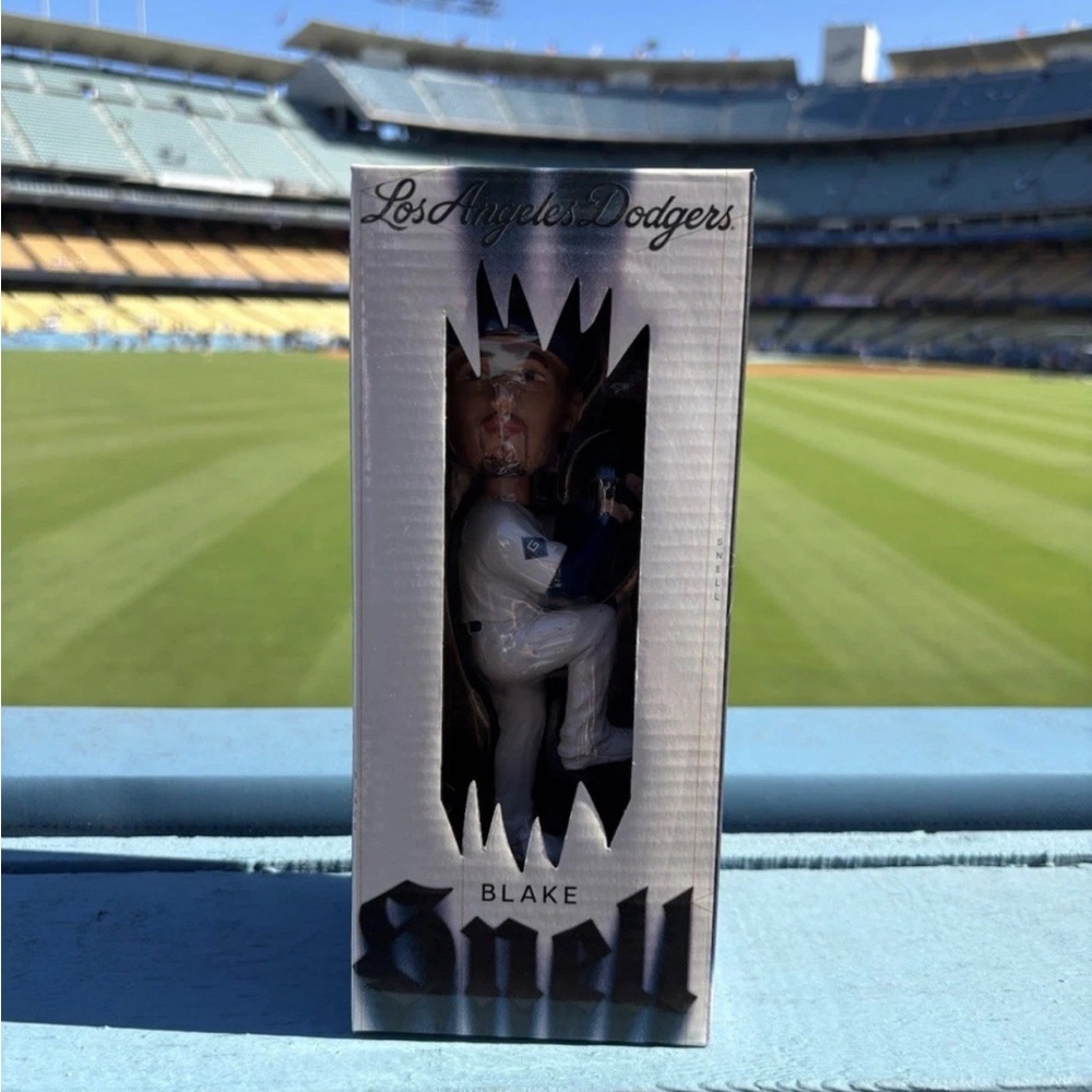 New In Box- Ball Park Exclusive 6/16/25 LA Dodgers Blake Snell Bobblehead